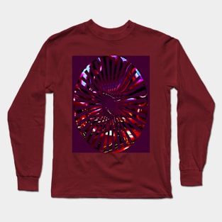 Fire with Blue Flames Long Sleeve T-Shirt